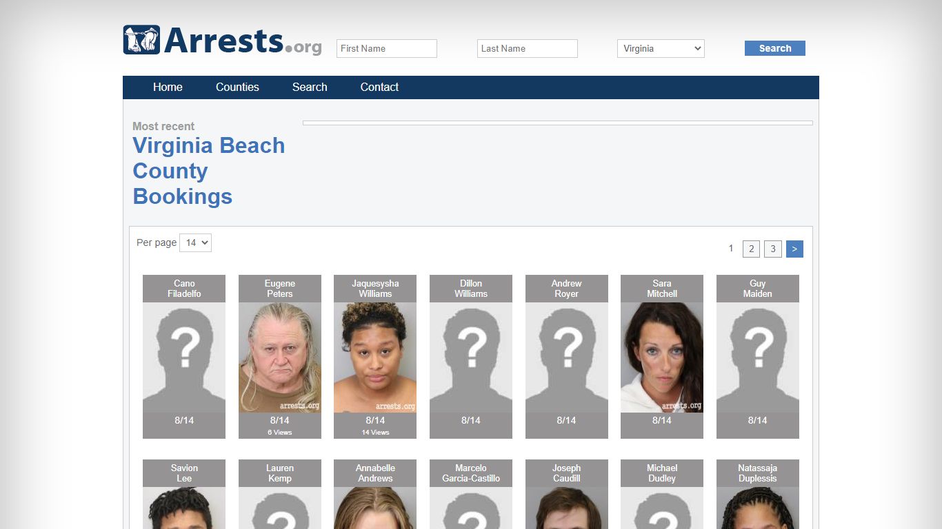 Virginia Beach County Arrests and Inmate Search